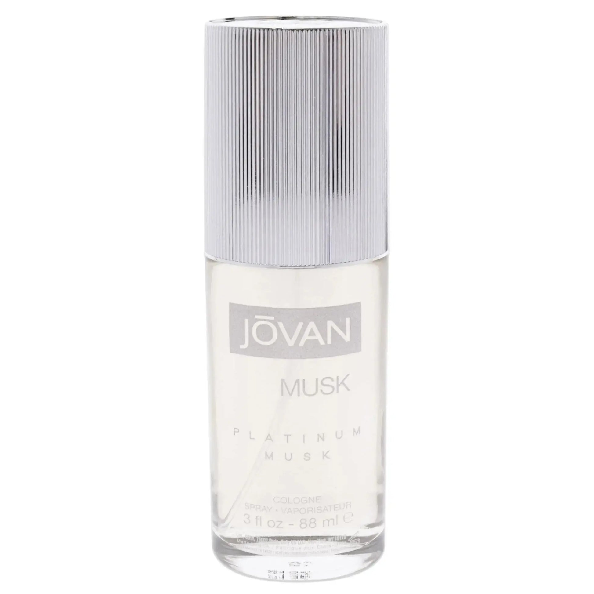 Jovan Platinum Musk 3 Oz Cologne Spray For Men Jovan