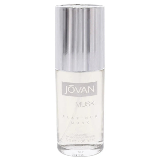 Jovan Platinum Musk 3 Oz Cologne Spray For Men Jovan