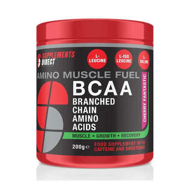 Supplements Direct Amino Muscle Fuel BCAA 200g 20 Servings Supplements Direct