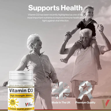 Vit Direct Vitamin D3 High Strength 150 Soft Gel Capsules Vit Direct