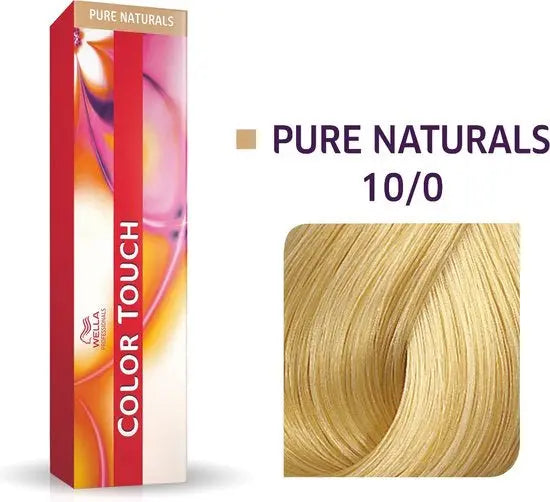 Wella Professionals Color Touch Pure Naturals 60ml - 10/0 Lightest Blonde Wella Professionals