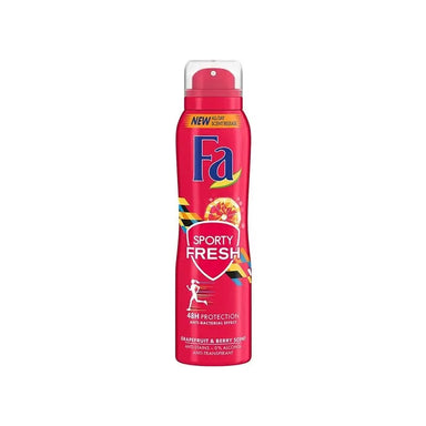 Fa Sporty Fresh Grapefruit & Berry Deodorant Spray 150ml - The Beauty Store