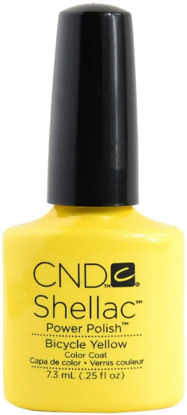 CND Shellac Power Polish Color Coat - Bicycle Yellow - 7.3ml - The Beauty Store