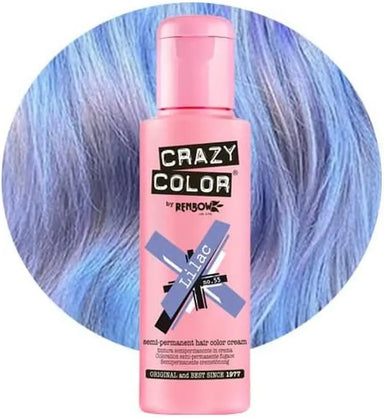 Crazy Color Semi Permanent Hair Color Cream - Lilac - The Beauty Store