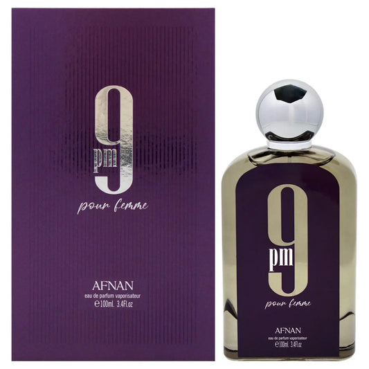 Afnan 9 Pm Pour Femme 3.4 Eau De Parfum Spray Afnan