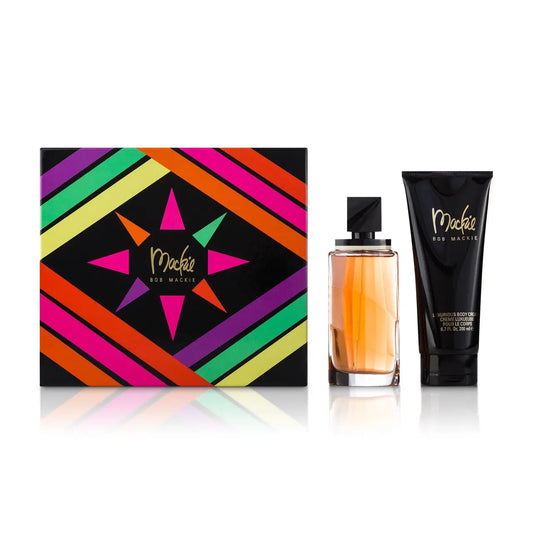 Bob Mackie 2 Pcs Set For Women: 3.4 Eau De Toilette Spray + 6.7 Body Cream Bob Mackie