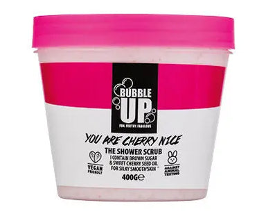 BUBBLE UP 6 X SHOWER SCRUB - YOU ARE CHERRY NICE Bubble Up