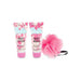 Barbie Bath & Body Set Body Wash 75ml + Body Lotion 75ml + Body Puff DAMAGED MAD BEAUTY