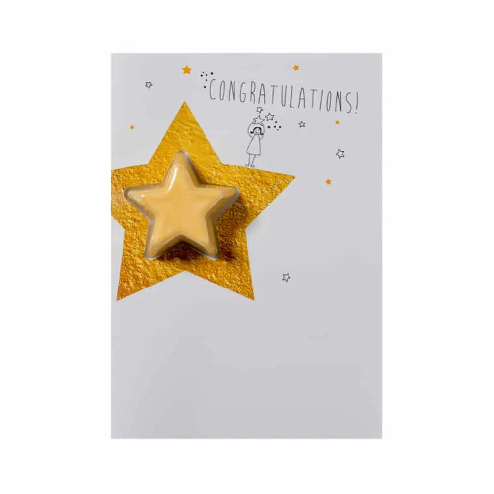 Bomb Cosmetics Congratulations Star Bath Blaster Bath Blaster Card