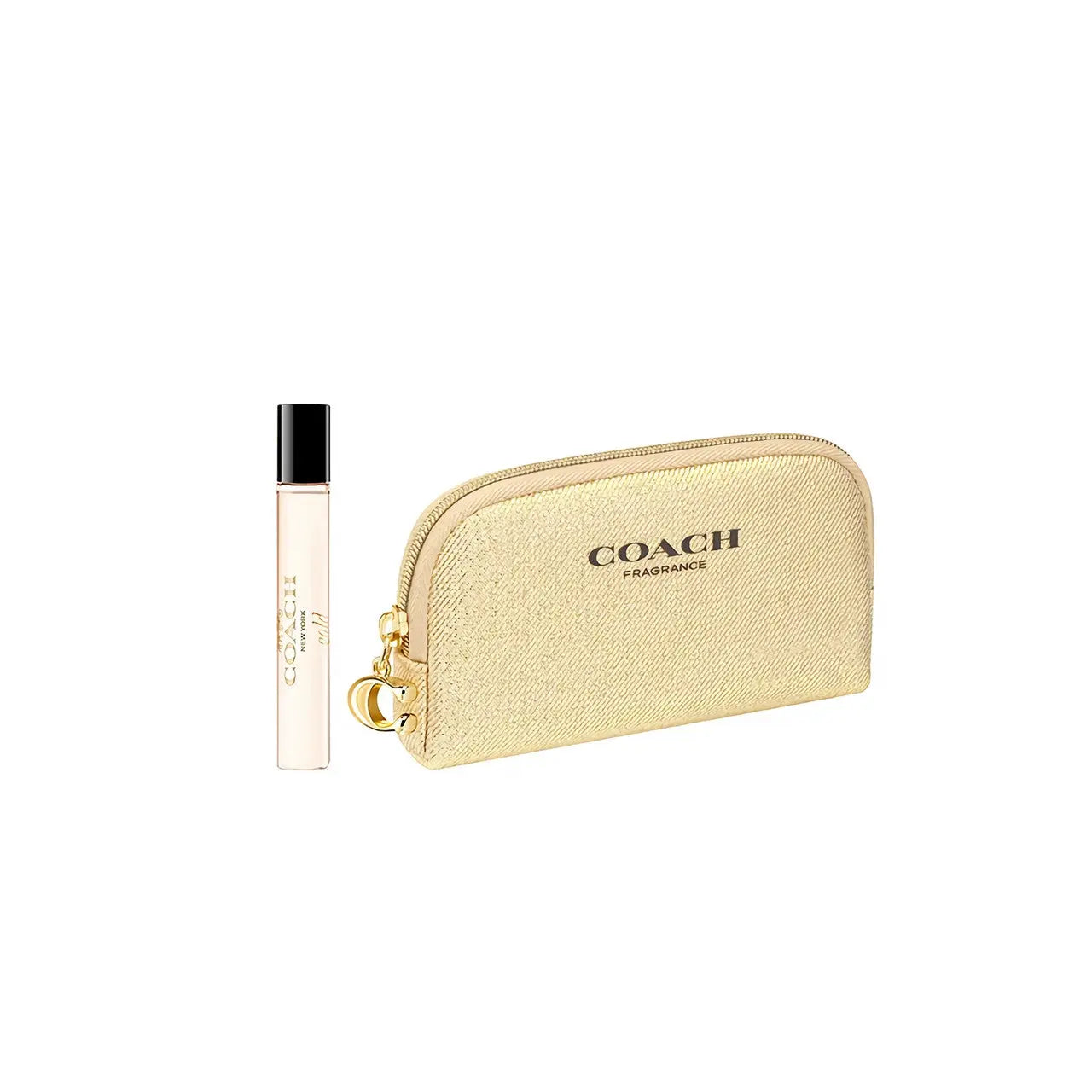 Coach Gold 2 Pcs Set For Women: 0.25 Parfum Spray + Pouch Coach
