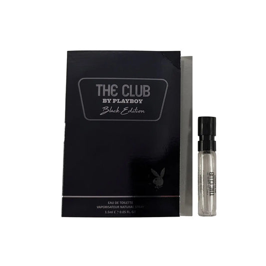 Playboy The Club Black Edition 0.05 Eau De Toilette Spray Vial For Men Playboy