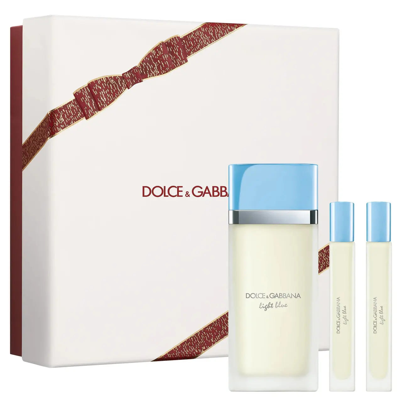 Dolce & Gabbana Light Blue 3 Pcs Set For Women: 3.3 Eau De Toilette Spray + 2 * 0.33 Eau De Toilette Spray Dolce and Gabbana