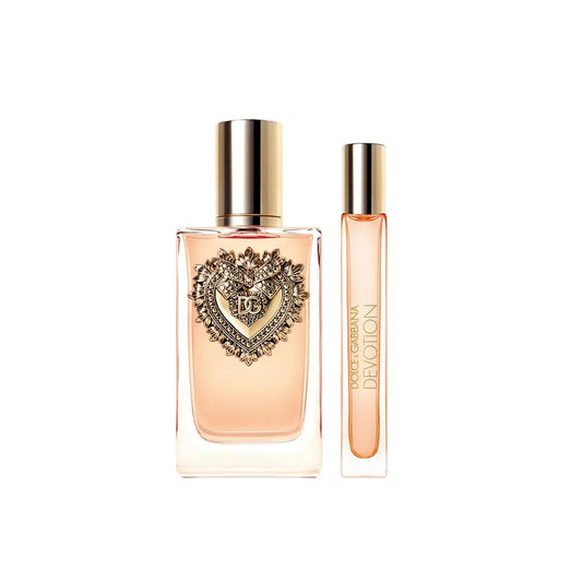 Dolce & Gabbana Devotion 2 Pcs Set For Women: 3.3 Eau De Parfum Spray + 0.33 Eau De Parfum Spray.. Dolce and Gabbana