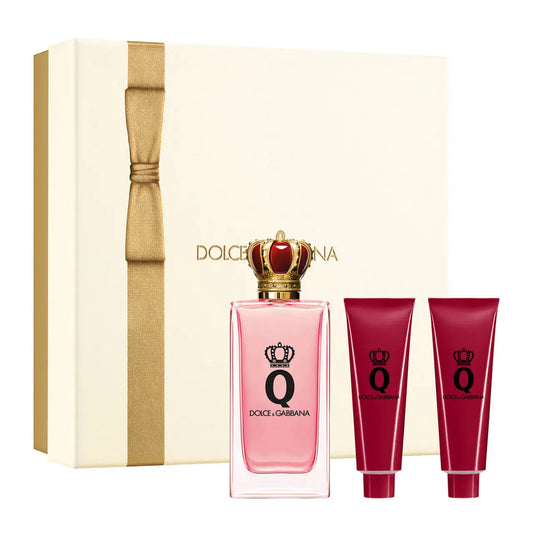 Dolce & Gabbana "Q" 3 Pcs Set For Women: 3.3 Eau De Parfum Spray + 1.7 Shower Gel + 1.7 Body Lotion Dolce and Gabbana