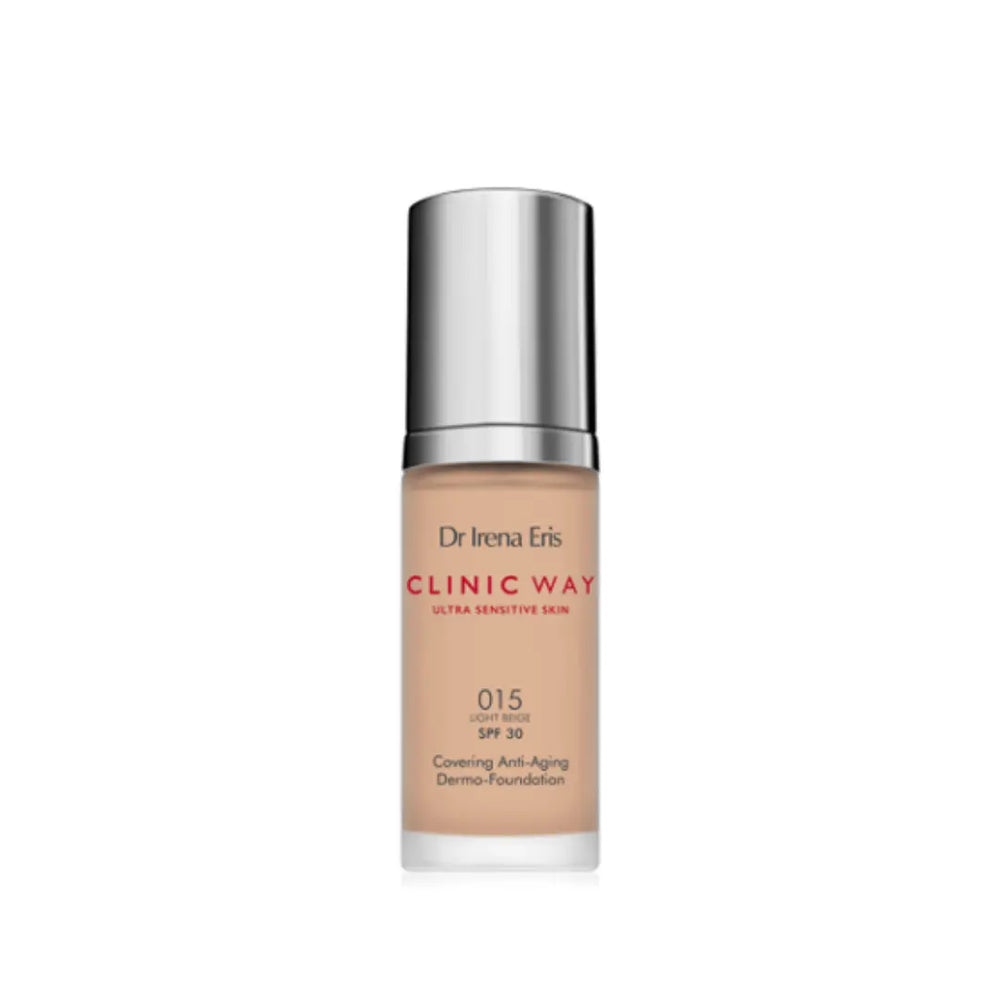 Dr Irena Eris Clinic Way Covering Anti Aging Dermo Foundation 015 30ml - The Beauty Store