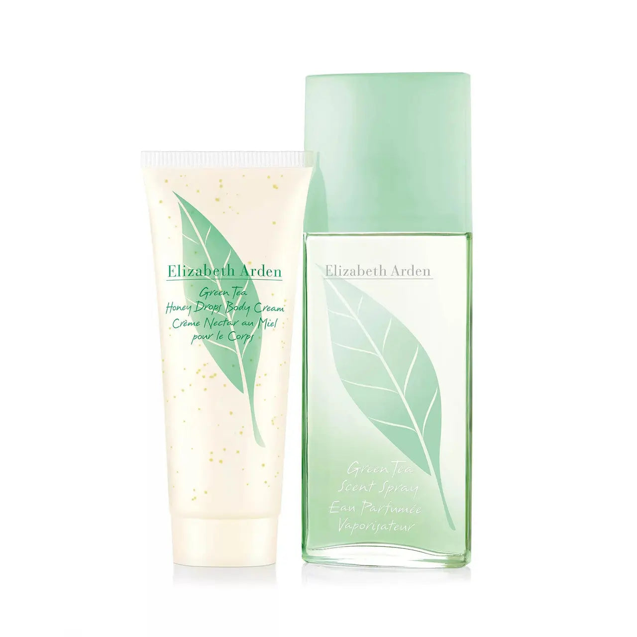 Green Tea 2 Pcs Set For Women: 3.3 Eau Parfumee Spray + 3.3 Body Cream Elizabeth Arden