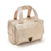 Large wash bag in gold recycled materials