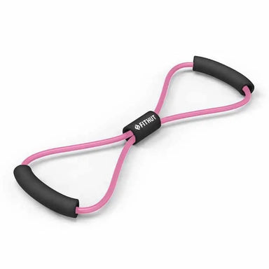 FITHUT Figure 8 Resistance Band - Pink - The Beauty Store