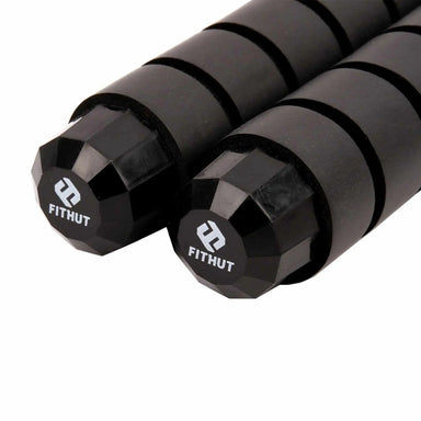 FITHUT Skipping Rope 2.8m - Black - The Beauty Store