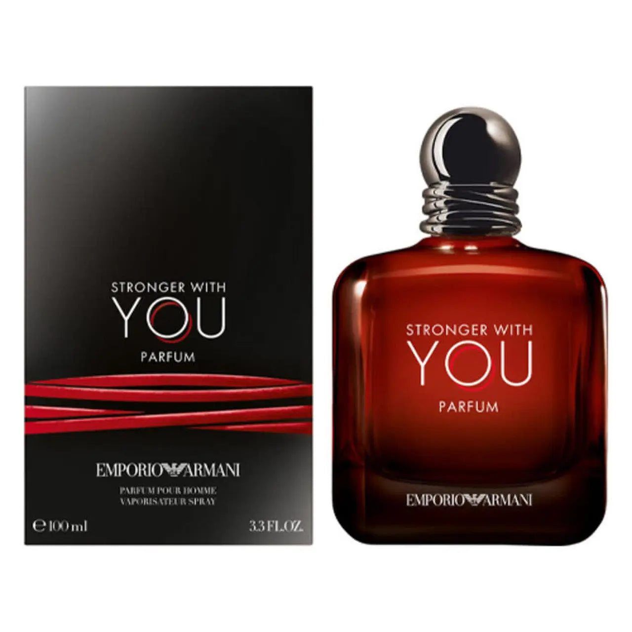 Armani Stronger With You 3.3 Parfum Spray For Men Giorgio Armani
