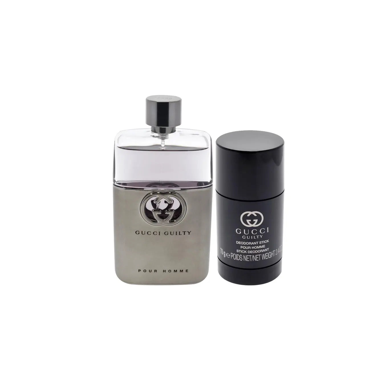 Gucci Guilty Pour Homme 2 Pcs Set: 3 Oz Eau De Toilette Spray + 2.5 Deodorant Stick Gucci