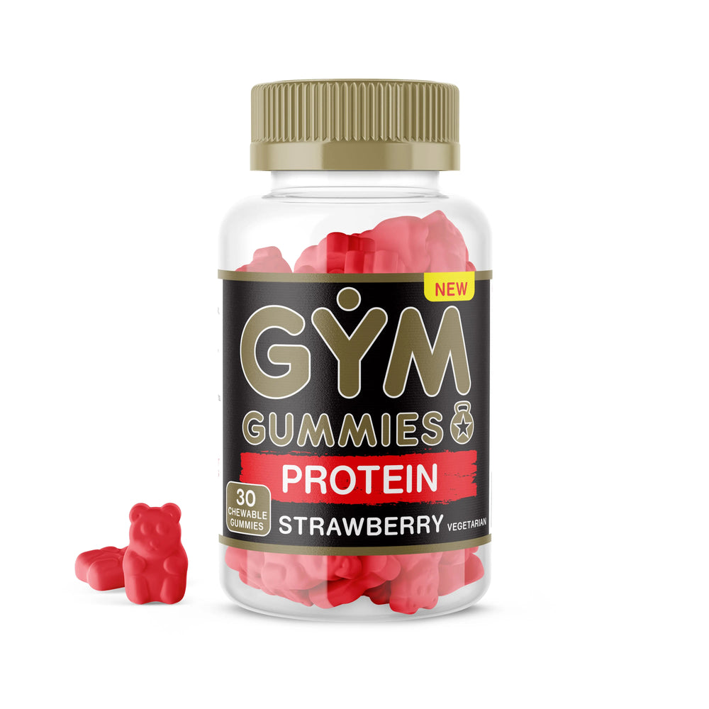 Gym Gummies Protein Strawberry - 30 chewable gummies Gym gummies