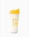 Kate Spade Thermal B Mug Flo Yellow - The Beauty Store