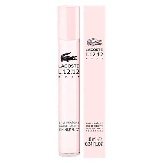 Lacoste L.12.12 Rose Eau Fraiche 0.33 Eau De Toilette Rollerball For Women Lacoste