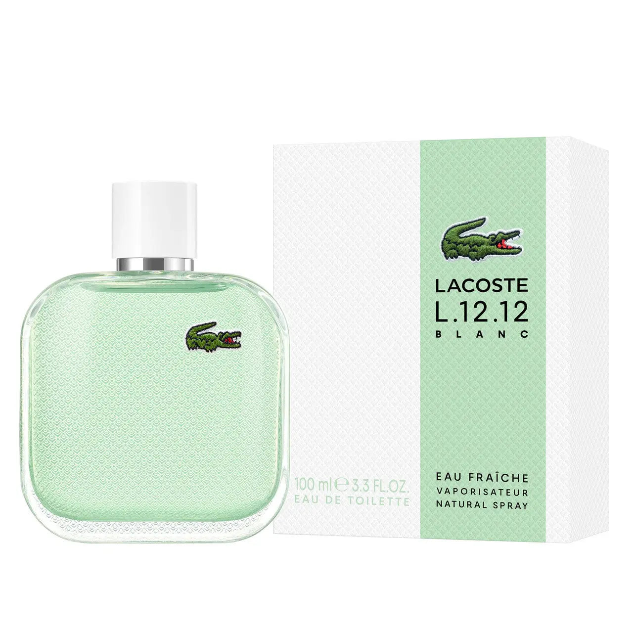 Lacoste L.12.12 Blanc Eau Fraiche 3.3 Eau De Toilette Spray For Men Lacoste