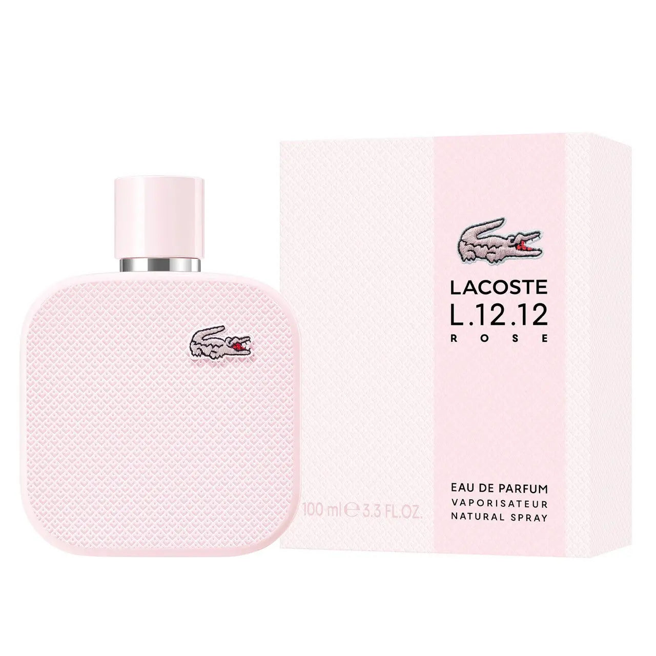 Lacoste L.12.12 Rose 3.3 Eau De Parfum Spray For Women Lacoste
