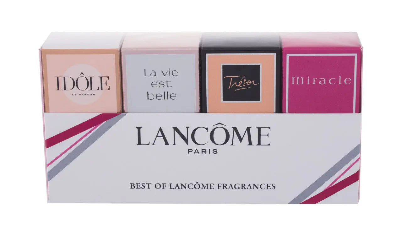 Lancome 4 Pcs Set Set Individually Boxed: Idole 0.16 Eau De Parfum + La Vie Est Belle 0.135 Eau De Parfum + Tresor 0.25 Eau De Parfum + Miracle 0.16 Eau De Parfum Lancome