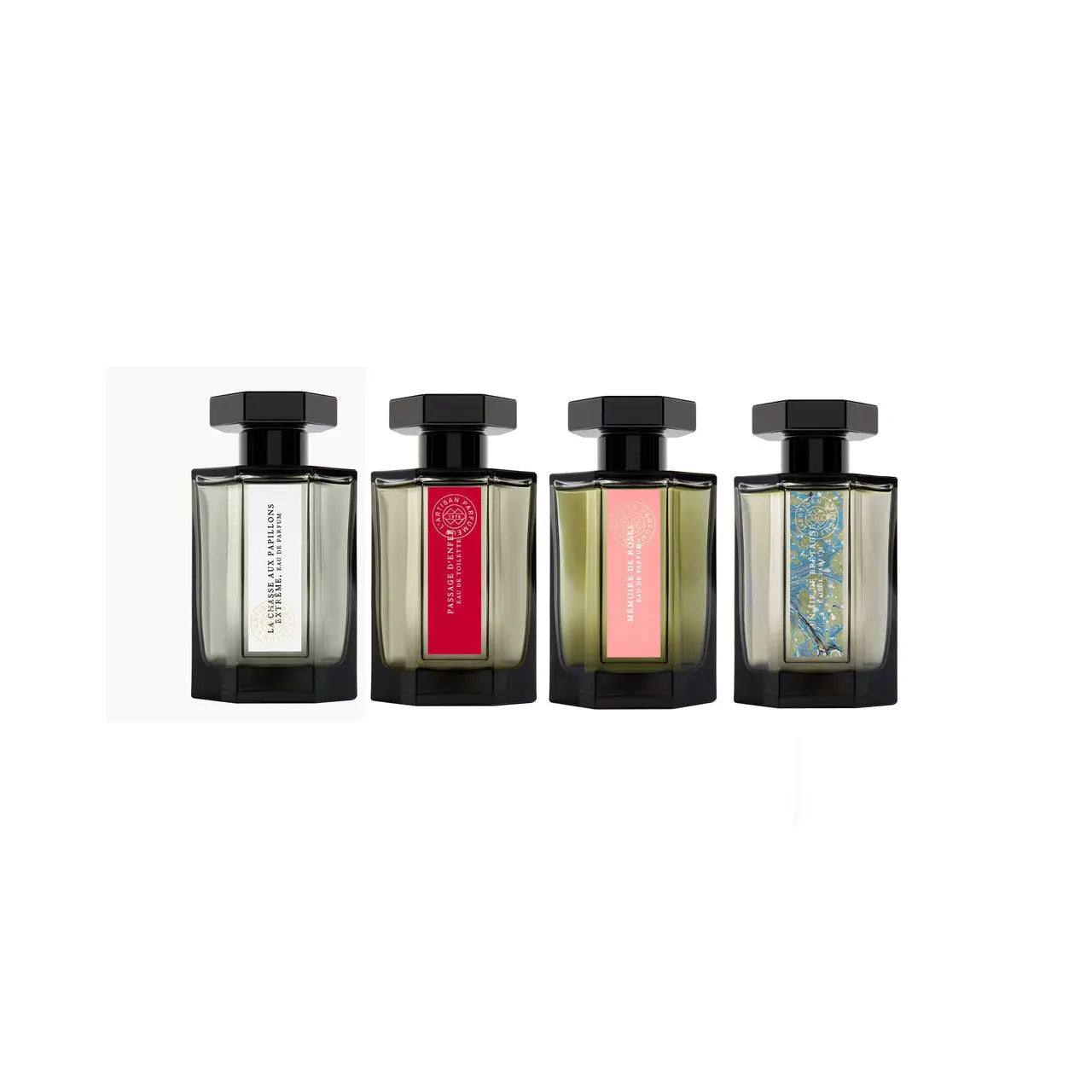 L'Artisan Parfumeur 4 * 5 Ml Mini Set: Passage D'Enfer Eau De Toilette + Un Air De Bretagne Eau De Parfum + La Chasse Aux Papillions Eau De Toilette + Memoire De Roses Eau De Parfum L'Artisan