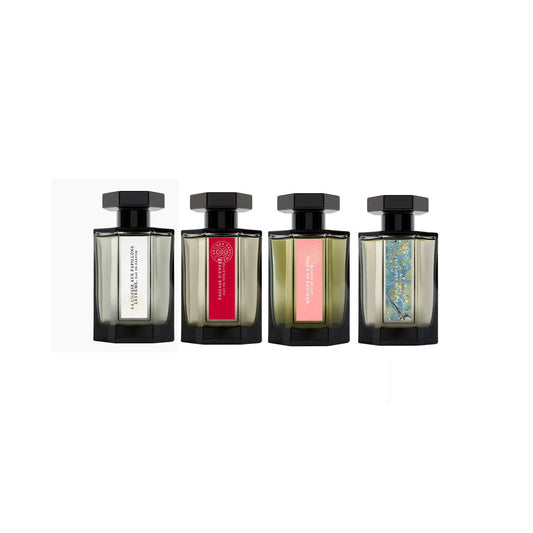 L'Artisan Parfumeur 4 * 5 Ml Mini Set: Passage D'Enfer Eau De Toilette + Un Air De Bretagne Eau De Parfum + La Chasse Aux Papillions Eau De Toilette + Memoire De Roses Eau De Parfum L'Artisan