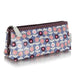 Foldover make-up bag in lorton smoke pattern