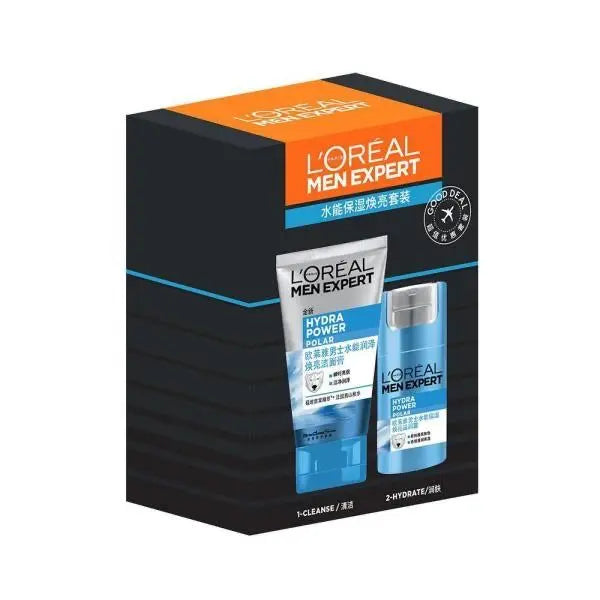 L'Oreal Hydra Power Polar 2-Step Programme Set Foam 100ml + Cream 50ml L'Oreal