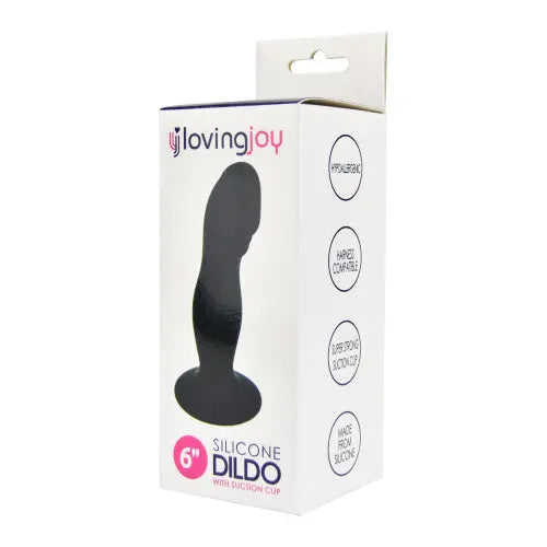 Loving Joy 6 Inch Silicone Dildo with Suction Cup Loving Joy