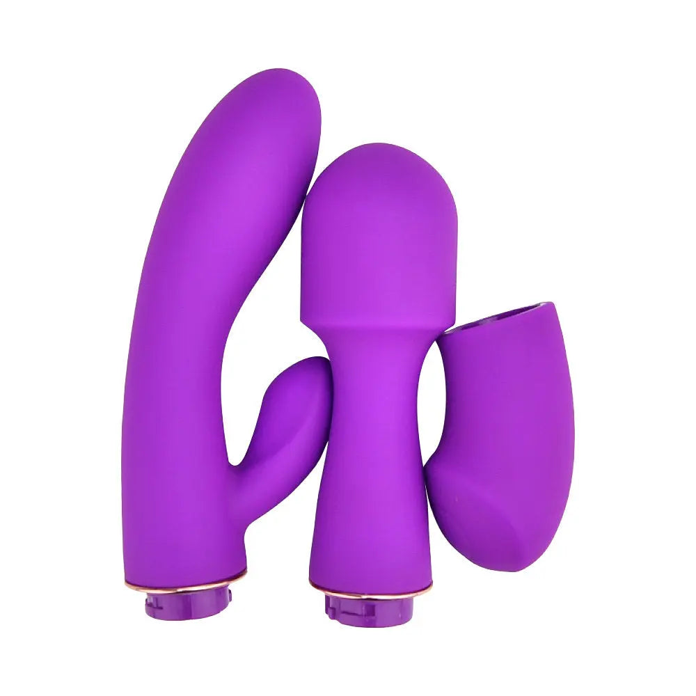 Loving Joy DUA Interchangeable Vibrator with 2 Attachments Loving Joy