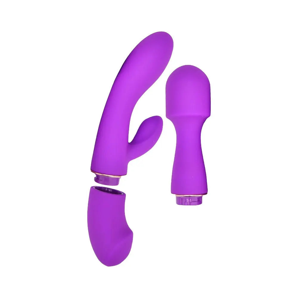 Loving Joy DUA Interchangeable Vibrator with 2 Attachments Loving Joy