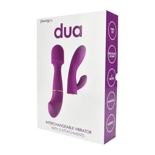 Loving Joy DUA Interchangeable Vibrator with 2 Attachments Loving Joy