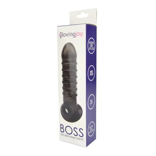 Loving Joy Boss Textured Penis Sleeve with Ball Loop Loving Joy