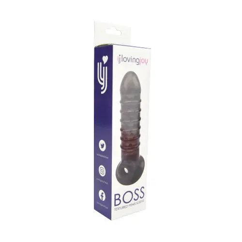 Loving Joy Boss Textured Penis Sleeve with Ball Loop Loving Joy