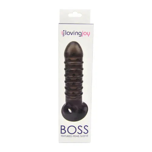 Loving Joy Boss Textured Penis Sleeve with Ball Loop Loving Joy