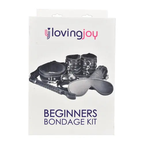 Loving Joy Beginner's Bondage Kit Black (8 Piece) Loving Joy