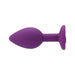 Loving Joy Jewelled Silicone Butt Plug Purple -Small Loving Joy