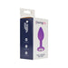 Loving Joy Jewelled Silicone Butt Plug Purple -Small Loving Joy