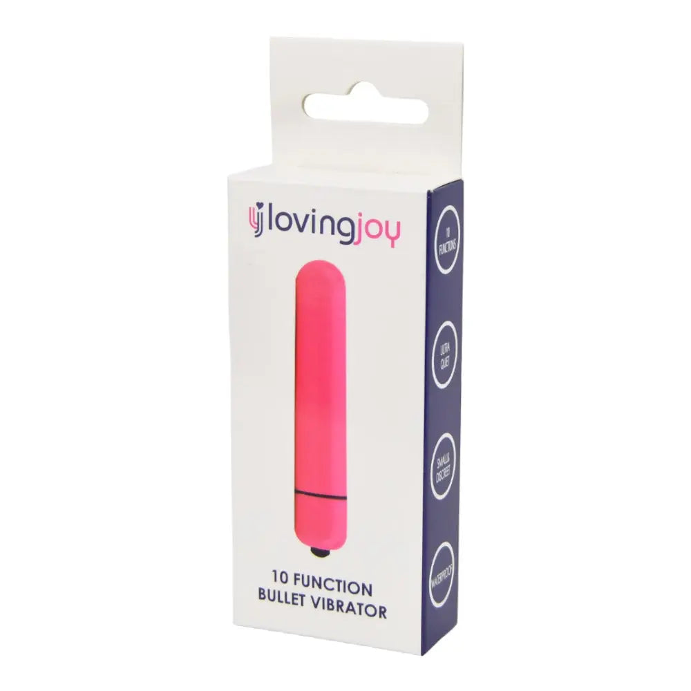 Loving Joy 10 Function Pink Bullet Vibrator Loving Joy