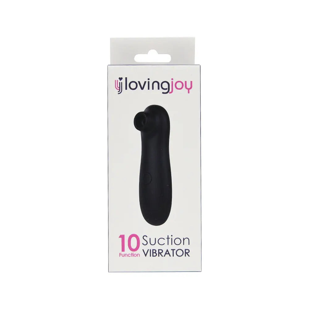 Loving Joy 10 Function Clitoral Suction Vibrator Black Loving Joy