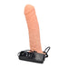 Loving Joy 8 Inch Vibrating Hollow Strap On Vanilla Loving Joy