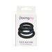 Loving Joy Thick Silicone Cock Rings 3 Pack Grey Loving Joy