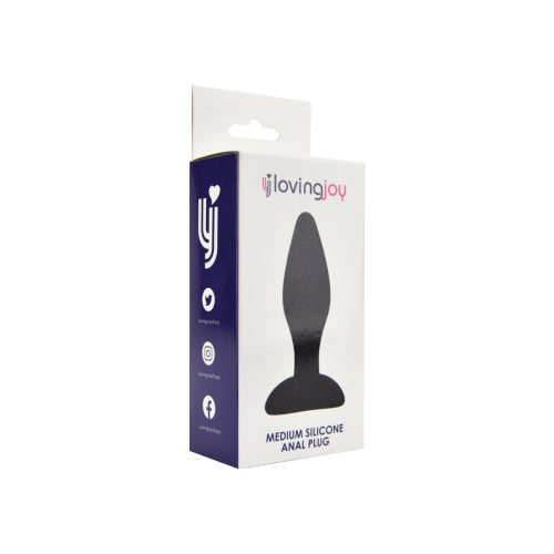 Loving Joy Silicone Anal Plug Medium Loving Joy